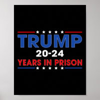 Vintage Trump 20-24 Anos Na Prisão Engraçado Anti-