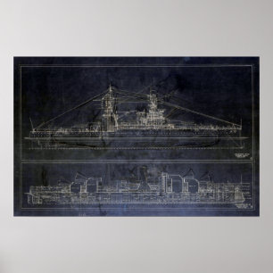 Poster Vintage USS - Arizonas