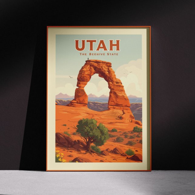 Poster Vintage Utah (Criador carregado)