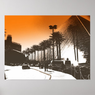 Póster Vintage Vegas - Luxor