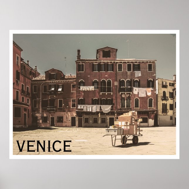 Poster Vintage Veneice (Frente)