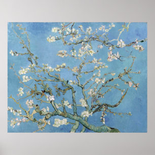 Póster Vintage Vincent Van Gogh Almond Blossoms