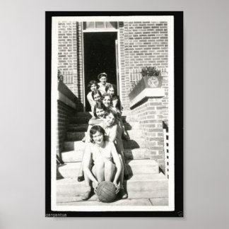 Póster Vintage Voleibol