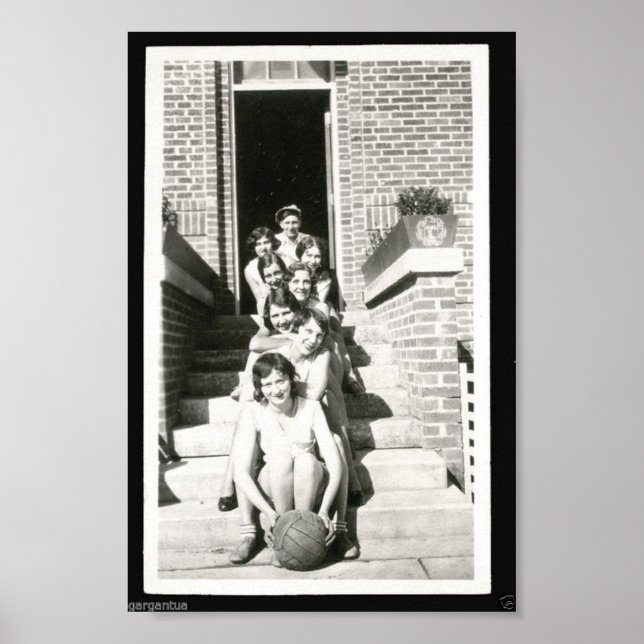 Póster Vintage Voleibol (Frente)