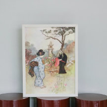 Vintage Watercolor Fairytale Japonês
