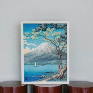 Poster Vintage Watercolor Monte Fuji 1871-1945