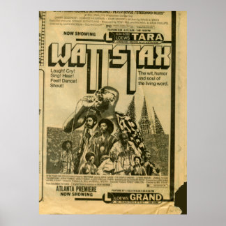 Poster Vintage Wattstax Ephemera Movie Premiere 1973