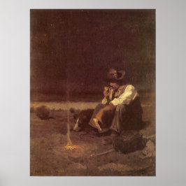 Póster Vintage Western Cowboys, Plains Herder, NC Wyeth