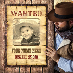 Poster   Vintage Wild West Photo Template