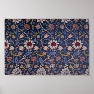 Poster Vintage William Morris Evenlode