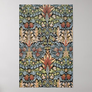 Póster Vintage William Morris Snakehead