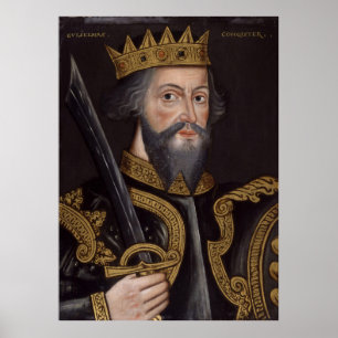 Poster Vintage William o retrato do conquistador