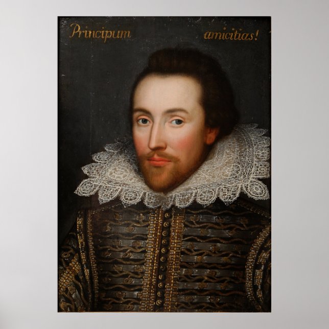 Poster Vintage William Shakespeare (Frente)