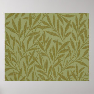 Póster Vintage Willow William Morris Wallpaper Design