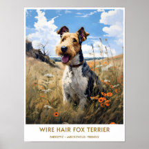 Vintage Wire Hair Fox Terrier