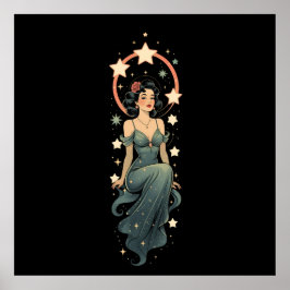 Poster Vintage Woman