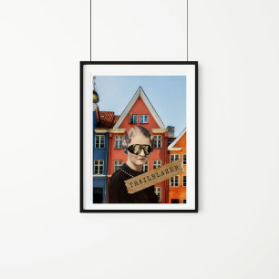 Poster Vintage Woman Trailblazer Kitsch Alterou Art