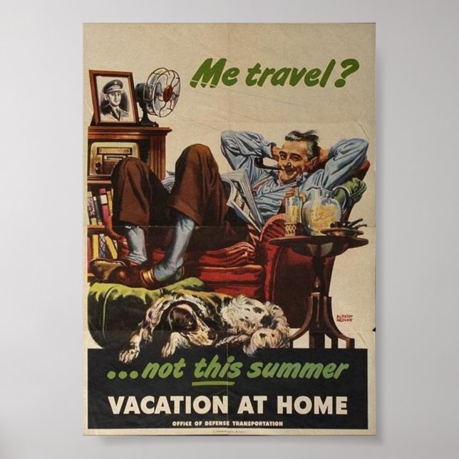 Poster Vintage WW2 Propaganda (Frente)