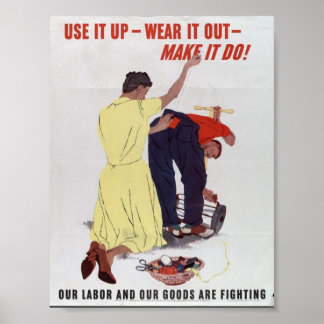 Póster Vintage WW2 Propaganda