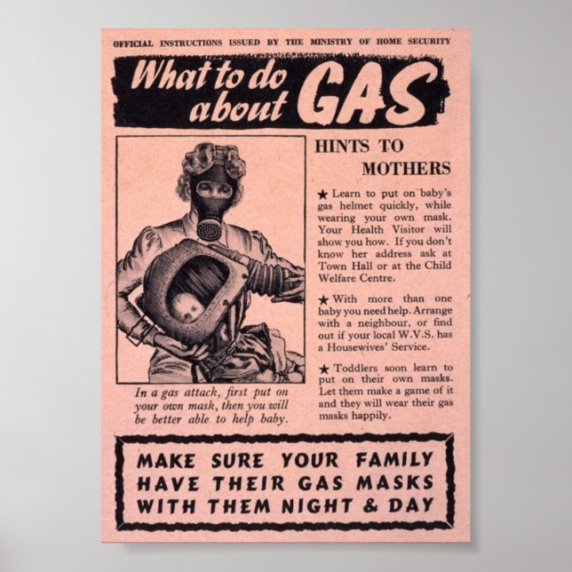 Poster Vintage WW2 Propaganda (Frente)