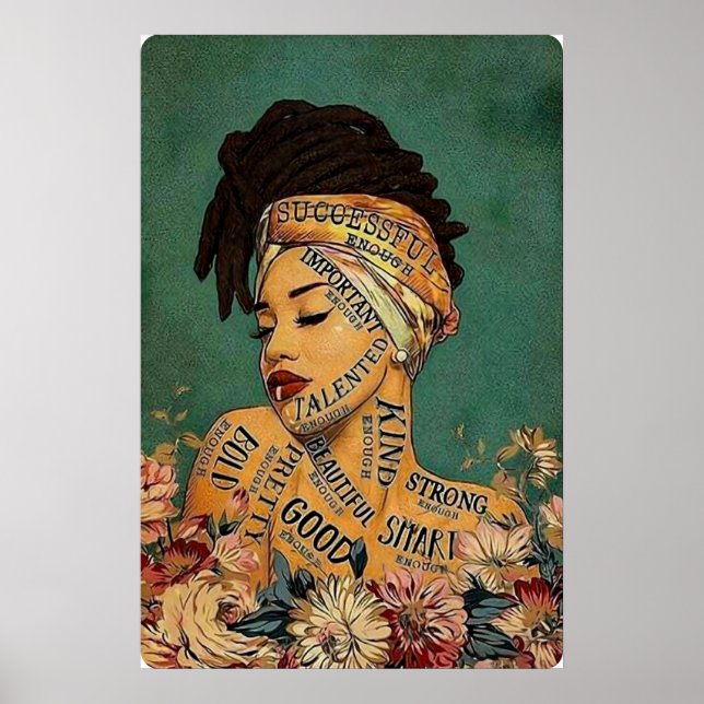 Poster Vintagem do Kind Enaugh (Frente)