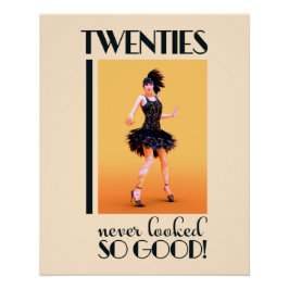 Póster Vinte anos nunca pareceram tão bons Vintage