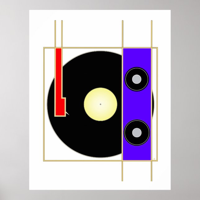 Poster Vinyl Player (Frente)