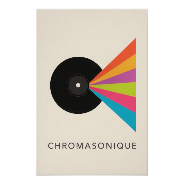 Póster Vinyle Chromasonique - Poster (Frente)