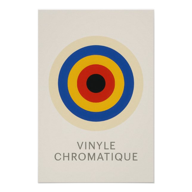 Póster Vinyle Chromatique - poster (Frente)