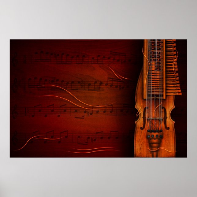 Póster Viola De Teclas (Nyckelharpa) (Frente)