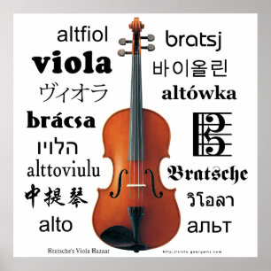 Póster Viola Translations