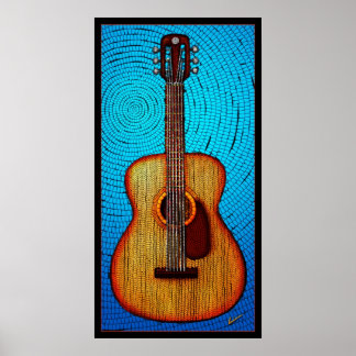 Poster Violão acústico