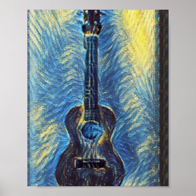 Poster Violão Bass legal (Frente)