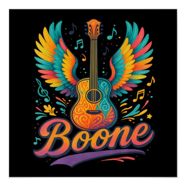 Póster Violão Boone (Frente)