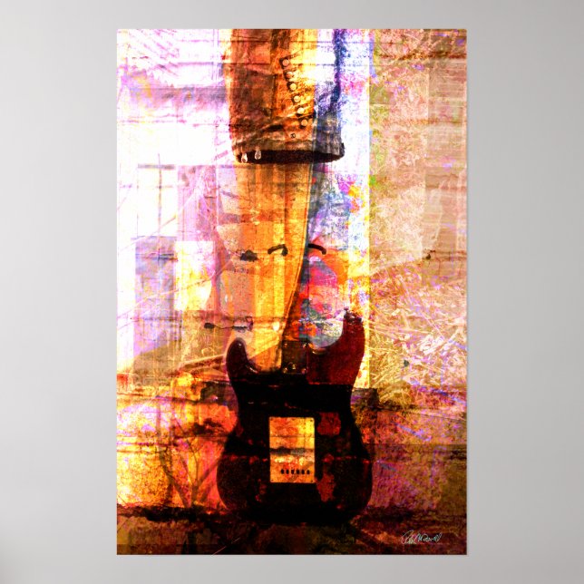 Póster Violão no meio (Frente)