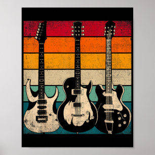 Poster Violão Retro