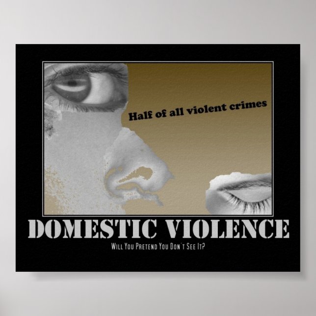 Poster Violência Doméstica (Frente)