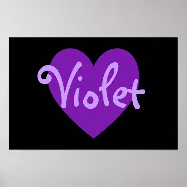 Poster Violet Heart (Frente)