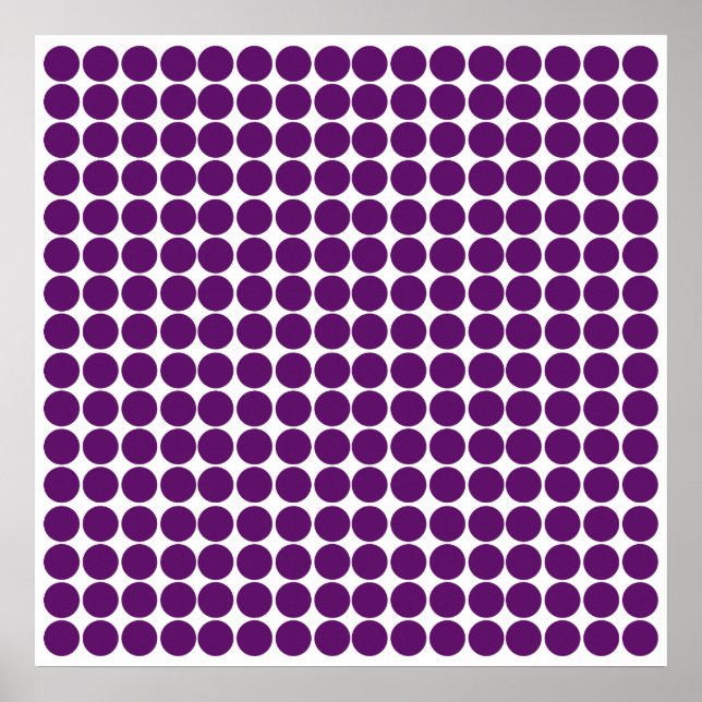 Póster Violet Safari Dot Africano (Frente)