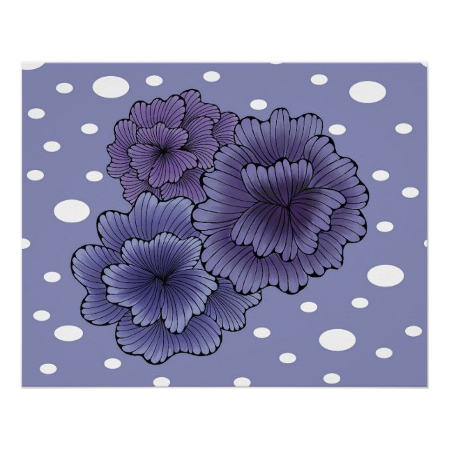 Póster Violet Whimsy (Frente)