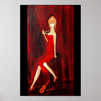 Póster Violeta