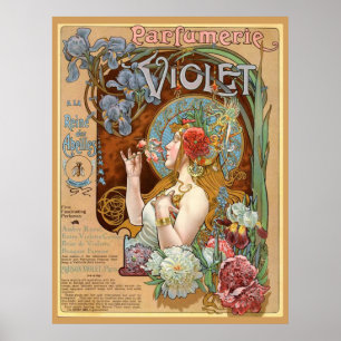Póster Violeta de Parfumerie
