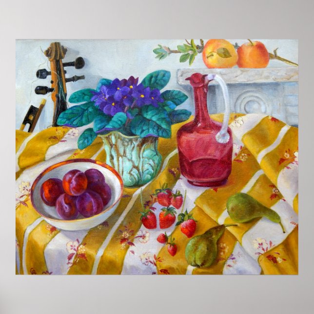 Póster Violetas Africanos 2012 (Frente)