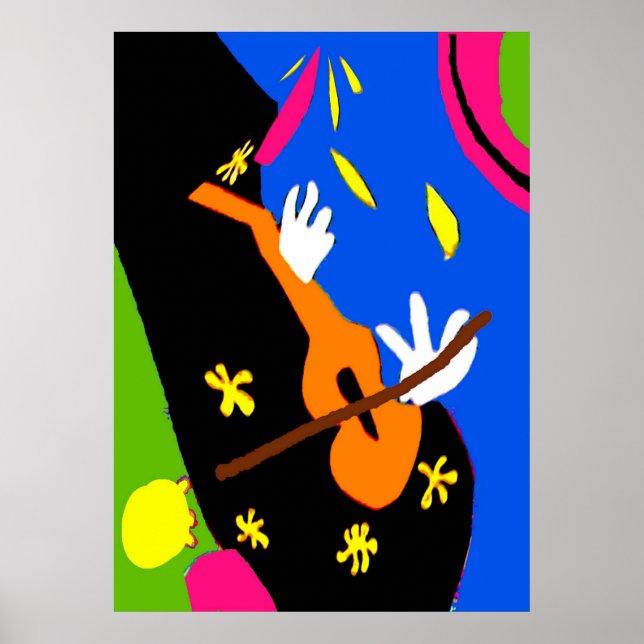 Poster Violin Abstractcello (Frente)