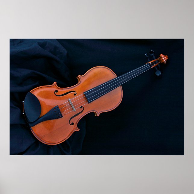 Poster Violin Photo Closeup (Frente)