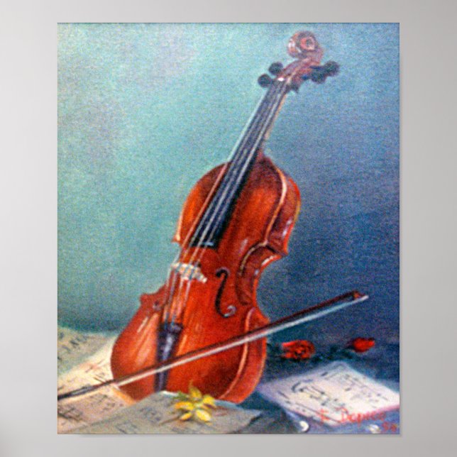 Póster Violín/Violin (Frente)