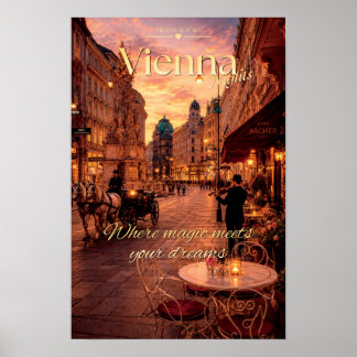 Poster Violinista das Noites de Viena Carruagem Cena de A