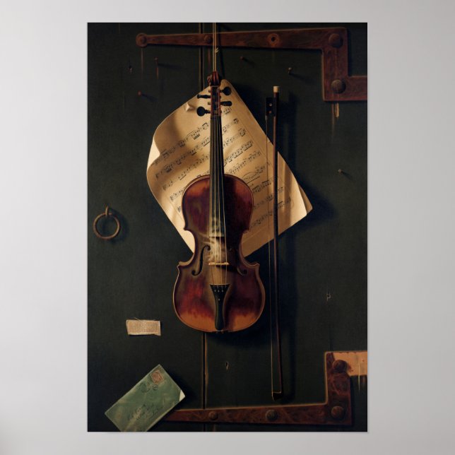 Poster Violino Antigo (Frente)