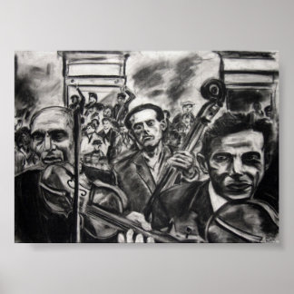 Poster violino de rua