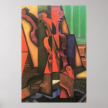 Violino e Guitarra por Juan Gris, Arte Cubista Vin